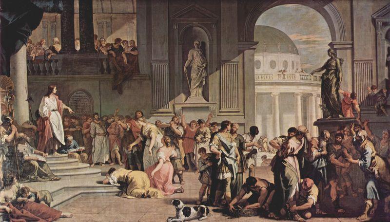 RICCI, Sebastiano Die angeklagte Susanna und der Prophet Daniel Norge oil painting art